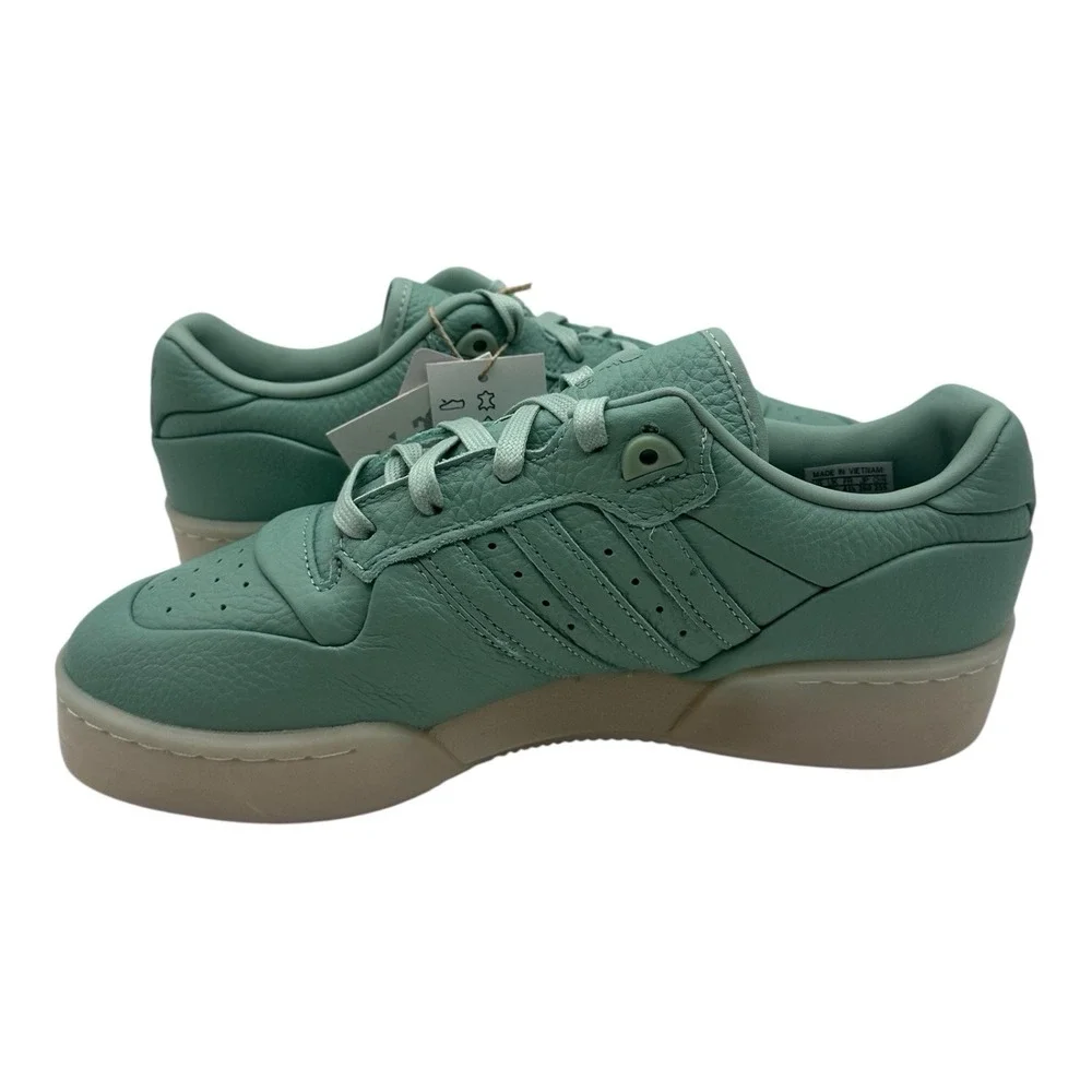 Adidas Originals Rivalry Lux Low Shoes Men Sz 11 Hazy Green White Sneaker IF7185